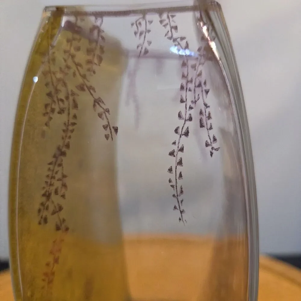 Goebel Artis Orbis Gustav Klimt The Kiss Der Kuss Art Glass Vase 9